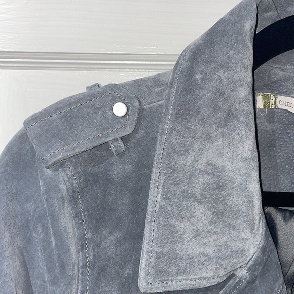 Genuine Suede Moto Jacket - Picture 6 of 9